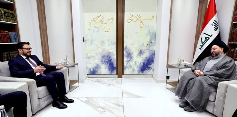 سماحة السيد الحكيم يستقبل رئيس وقف الهجرة والجاليات التركي