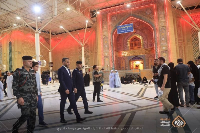 محافظ النجف الأشرف يتابع الخدمات ميدانياً في المدينة القديمة