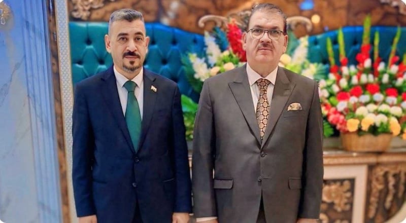 النائب عن تحالف قوى الدولة الدكتور حسن المسعودي يلتقي وزير التربية