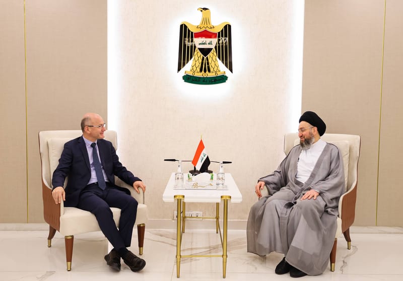 سماحة السيد الحكيم يستقبل وفدًا من مركز دراسات الشرق الأوسط (ORSAM)