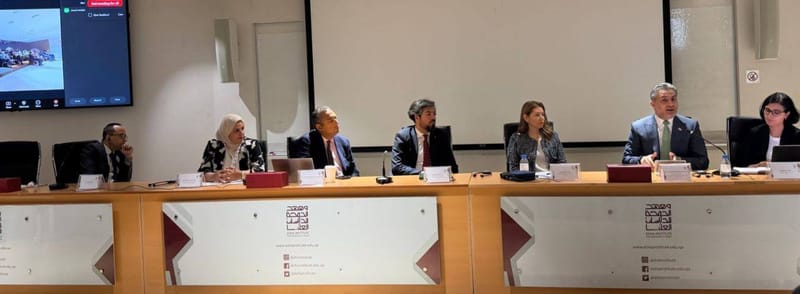 رئيس الجهاز التنفيذي لهيأة الإعلام يشارك في المنتدى العربي رفيع للتحول الرقمي والذكاء الاصطناعي في الدوحة