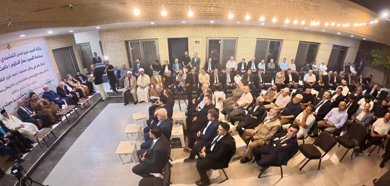 سماحة السيد الحكيم يزور  مسجد السيد عزيز النقشبندي في أربيل