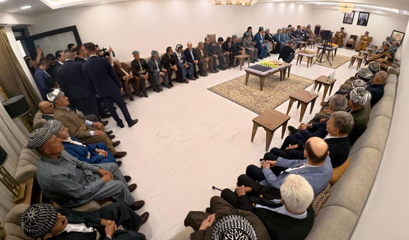 سماحة السيد الحكيم يلتقي جمعا من وجهاء دهوك في مضيف عشيرة البرواري
