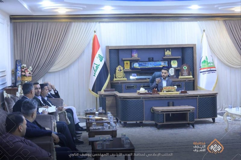 محافظ النجف الأشرف يتابع إجراءات تمليك الأراضي الزراعية لمستحقيها في المشخاب والحيدرية والحرية