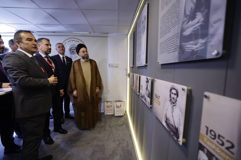 سماحة السيد الحكيم يزور مؤسسة بارزاني الخيرية في محافظة أربيل