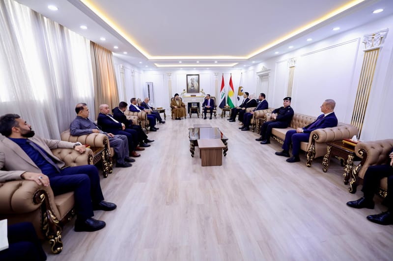 سماحة السيد الحكيم يلتقي الحكومة المحلية في محافظة أربيل