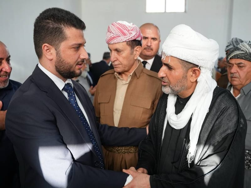 مسؤول مكتب إقليم كردستان الأستاذ صباح الصالحي يزور عدداً من مجالس العزاء ويواصل لقاءاته في أربيل