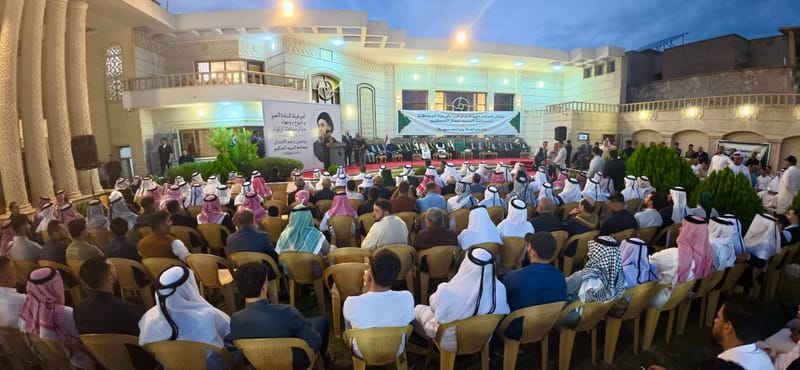 سماحة السيد الحكيم يلتقي شيوخ ووجهاء كركوك في مضيف السادة النعيم