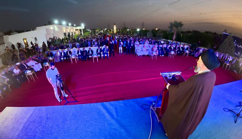 سماحة السيد الحكيم يلتقي شيوخ ووجهاء قبيلة الزنكنة ومحافظة كركوك من مختلف المكونات