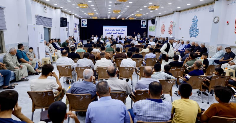 سماحة السيد الحكيم يلتقي شيوخ ووجهاء قصبة بشير في كركوك