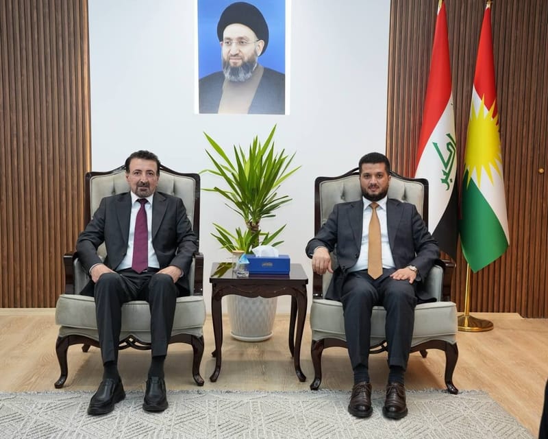 مسؤول مكتب إقليم كردستان الأستاذ صباح الصالحي يواصل استقباله لشخصيات محافظة أربيل