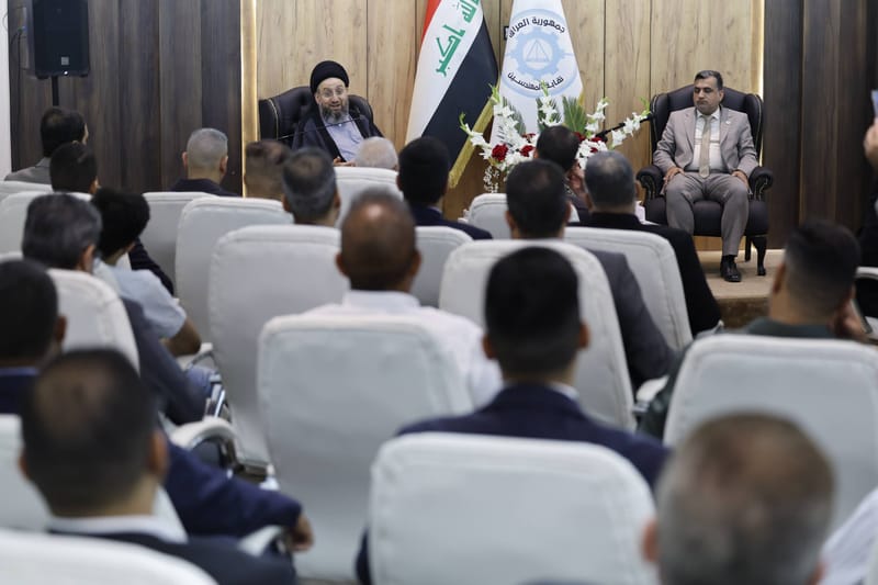 سماحة السيد الحكيم يلتقي مهندسي كربلاء المقدسة ويؤكد أهمية دعم الكفاءات
