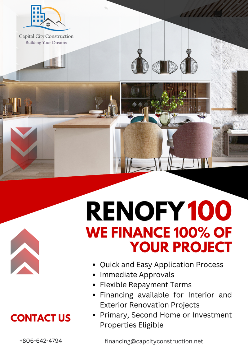 Renofy 100% Financing for Home Improvement Services