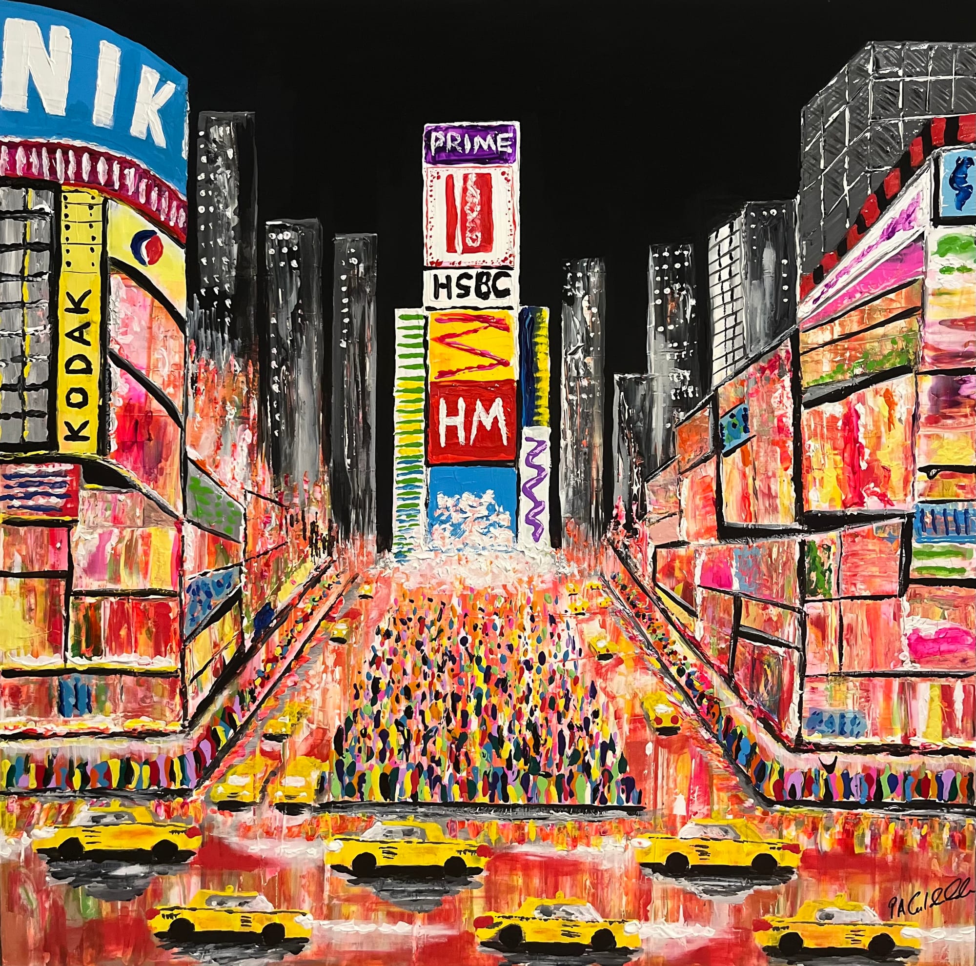 Time Square Reflection