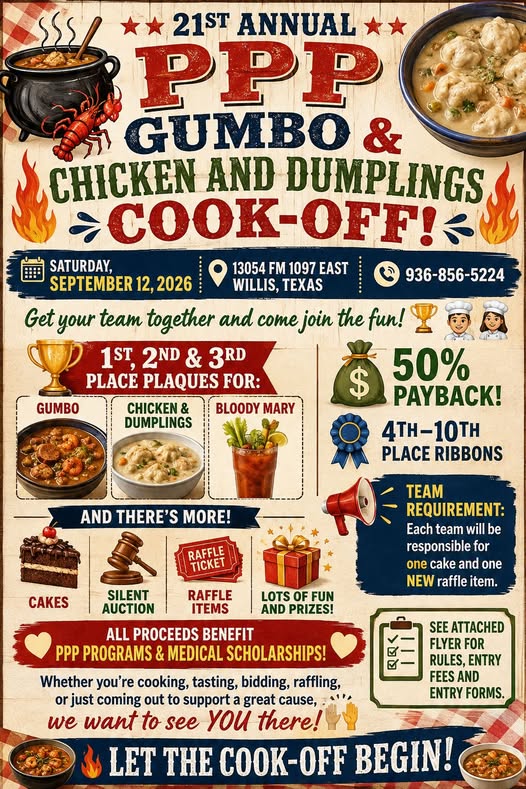 Cookoff! Gumbo, Chicken & Dumplings