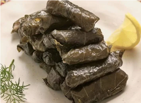 Homemade dolmades