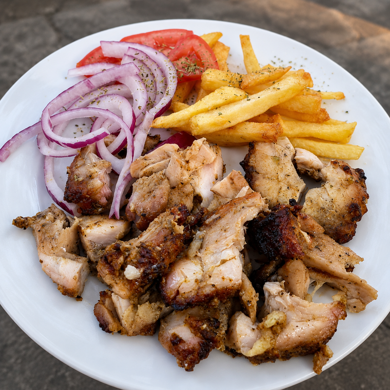 Kontosouvli (Chicken)