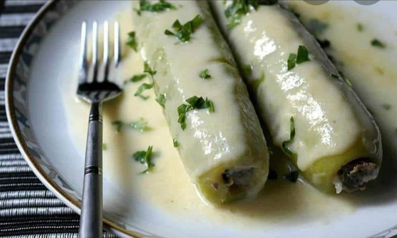 Zucchini stuffed