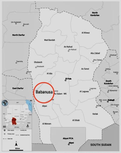 The civilians in Babanusa town, West Kordofan State, are in urgent need of humanitarian assistance amidst ongoing conflict between the SAF and RSF over the control of the town.