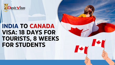 India to Canada Visa: 18 Days for Tourists, 8 Weeks for Students