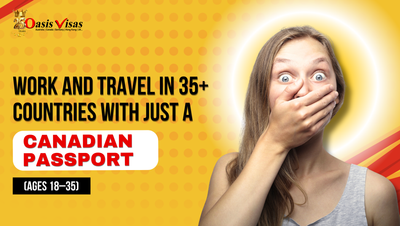 Work and Travel in 35+ Countries with Just a Canadian Passport (Ages 18–35)