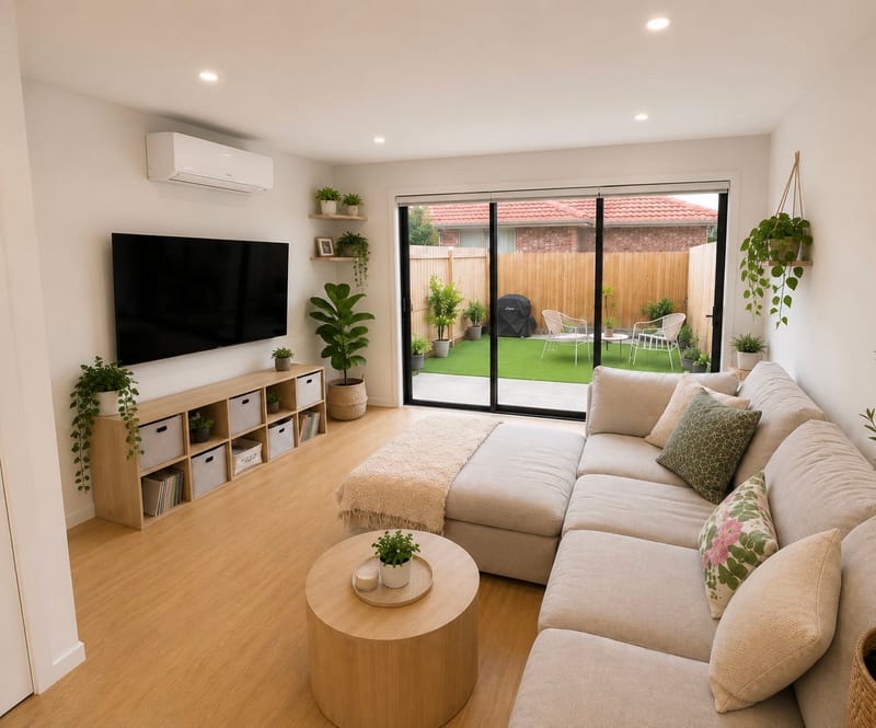 Semi-Furnished 2 bed 2 bath ensuite with parking