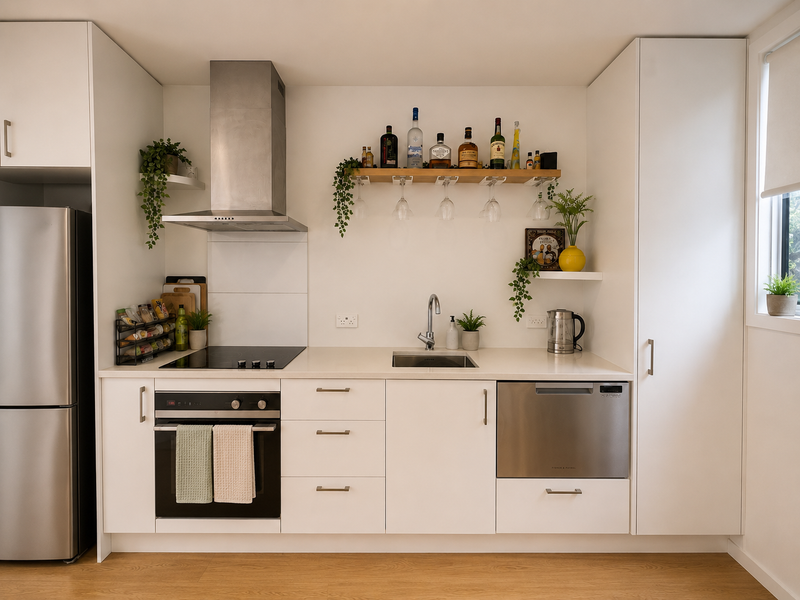 Semi-Furnished 2 bed 2 bath ensuite with parking