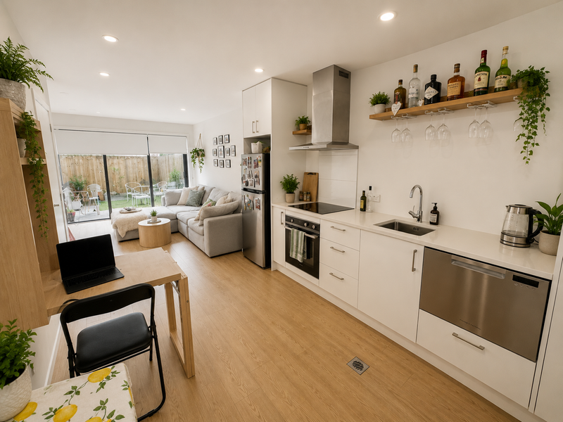 Semi-Furnished 2 bed 2 bath ensuite with parking