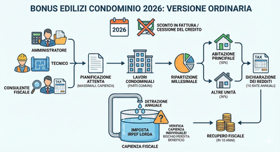 Bonus edilizi 2026 nei condomìni: cosa cambia davvero