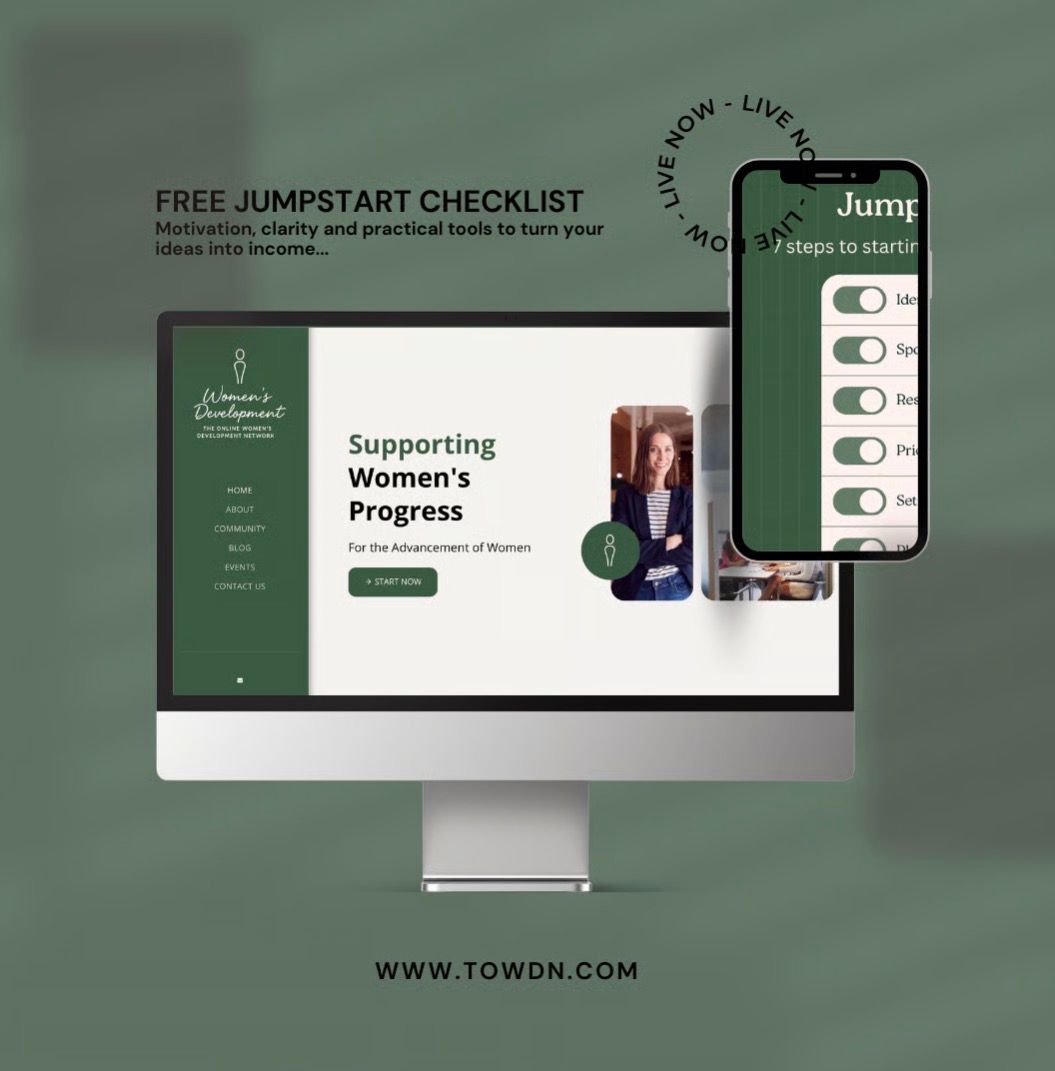 Free Side Hustle Jumpstart Checklist to start building additional income streams