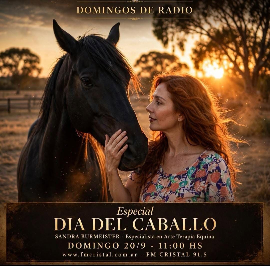 INVITACIÓN DE FM CRISTAL 91.5 Daireaux, Argentina.