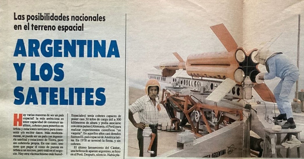 Argentina y los satélites | CLARIN - 22/4/1990