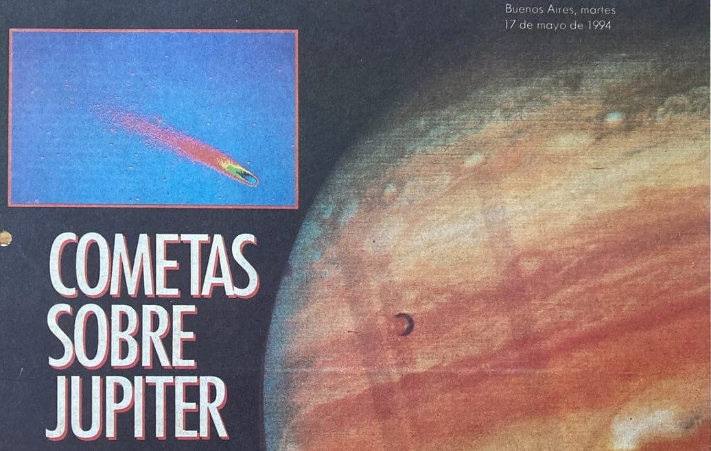 Shoemaker-Levy 9 | Clarín 17/5/1994