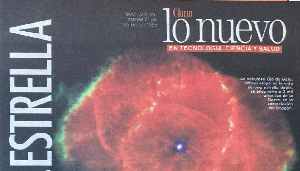 Imágenes del Hubble | Clarín 21/2/1995
