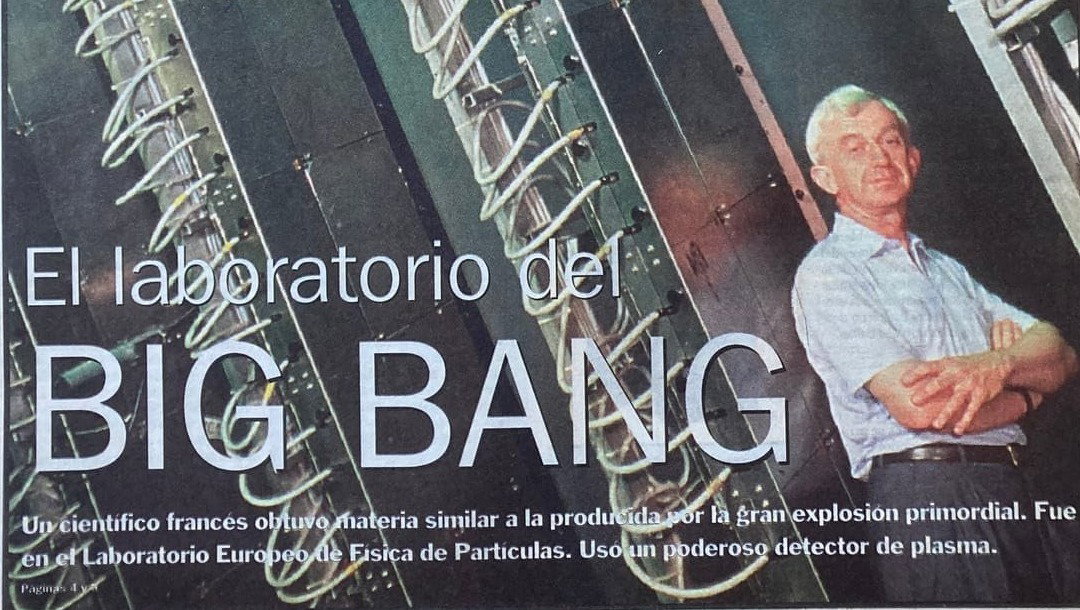 CERN y Big Bang | Clarín 3/12/1996