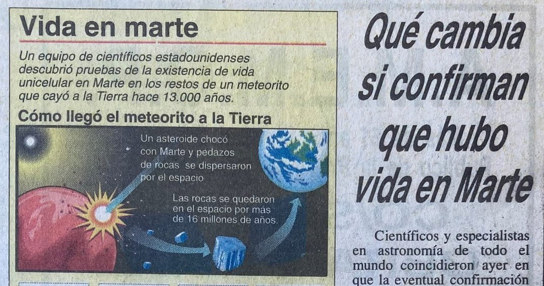 Vida en Marte | El Día 8/8/1996