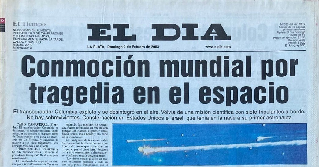 Tragedia del Columbia | El Día 2/2/2003