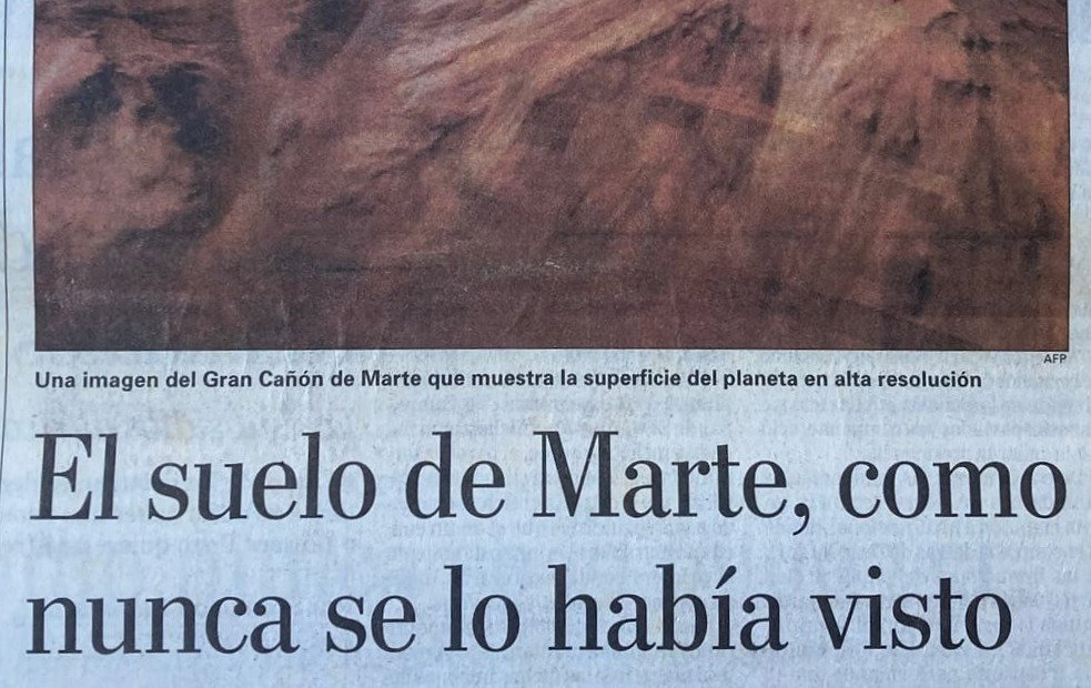 Mars Express | La Nación 20/1/2004