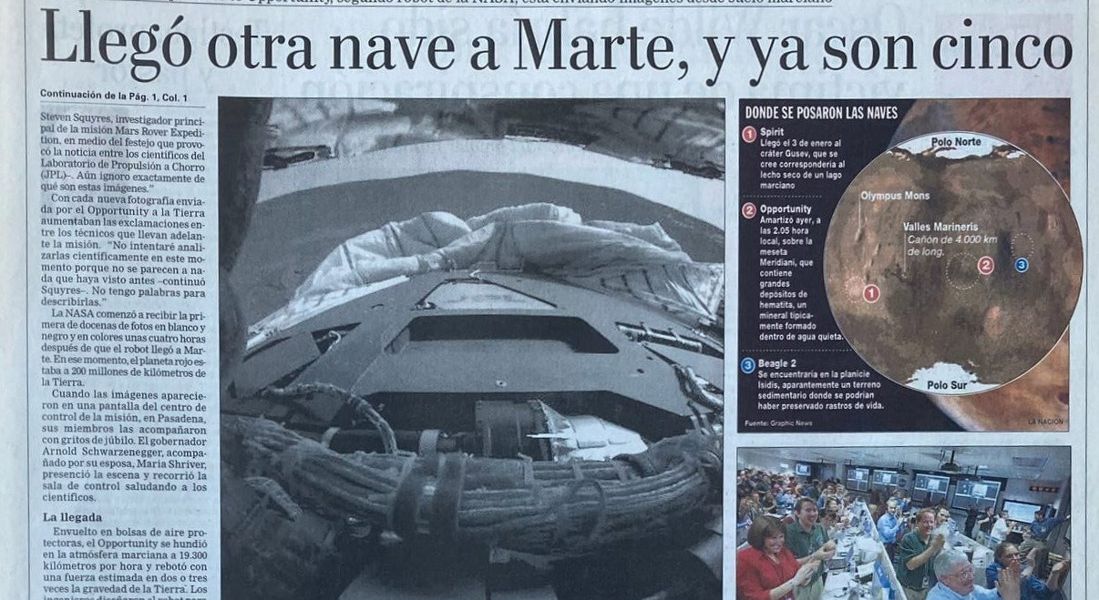 Opportunity | La Nación 26/1/2004