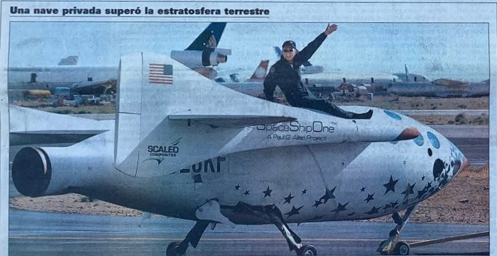 SpaceShipOne | La Nación 22/6/2004