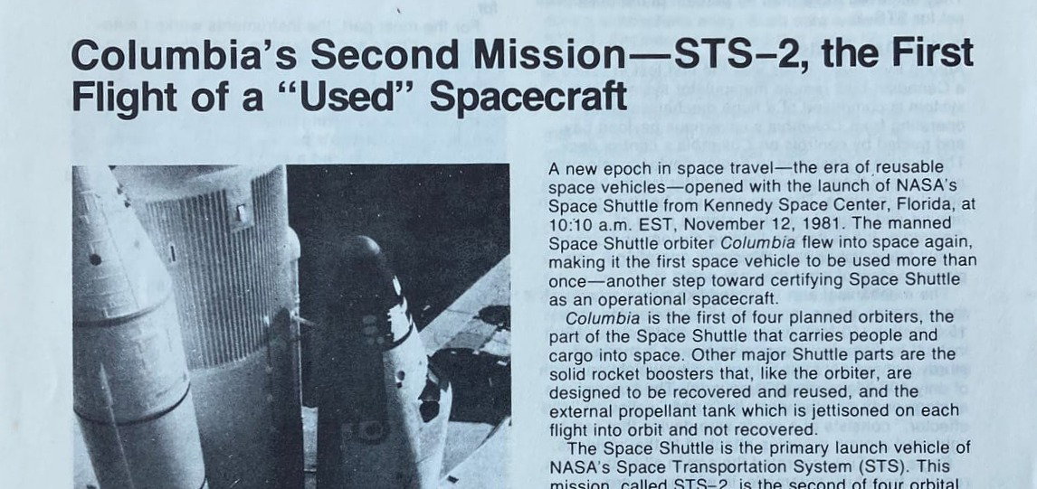 STS-2 | Reporte de Misión