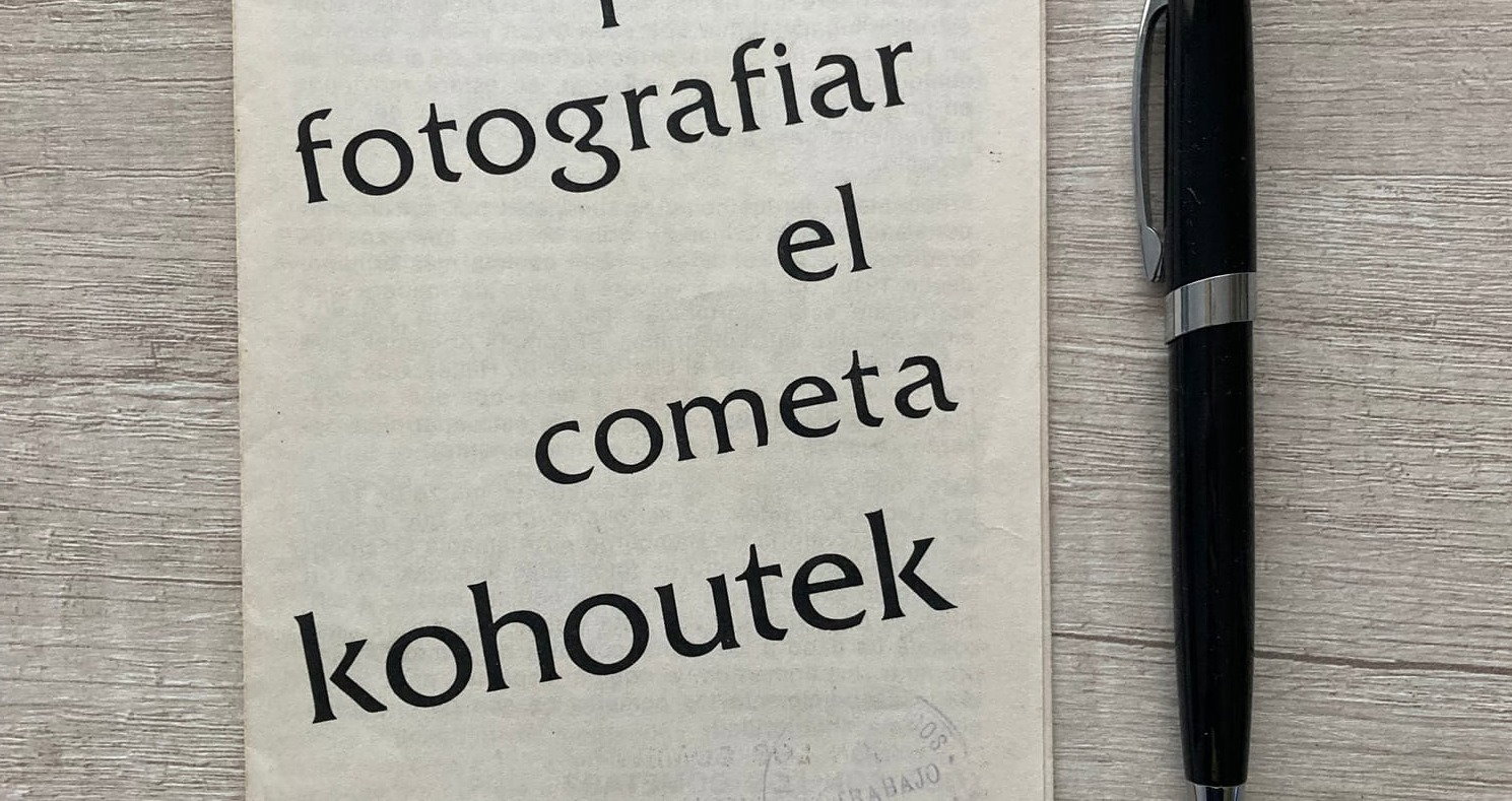 Cometa Kohoutek | Folleto de Kodak