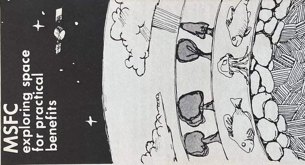 Folleto del Centro Espacial Marshall