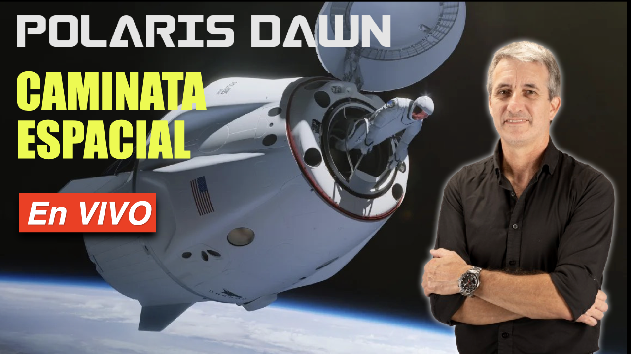 1era CAMINATA ESPACIAL de SPACEX | Polaris Dawn | En VIVO y en ESPAÑOL - (2024 sep 12)