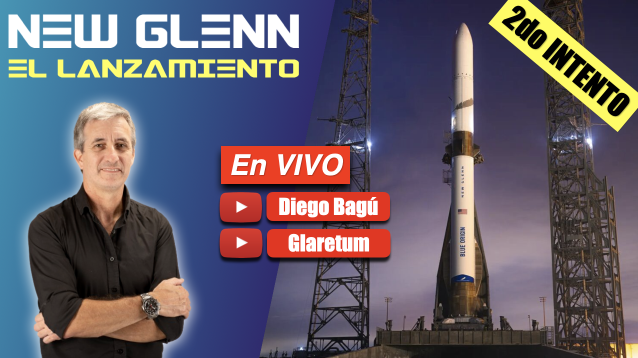NEW GLENN | Primer Lanzamiento de Blue Origin (2do Intento) | EN VIVO y EN ESPAÑOL - (2025 ene 16)
