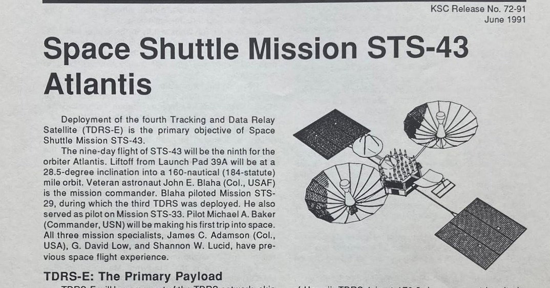 STS-43 | NASA Facts