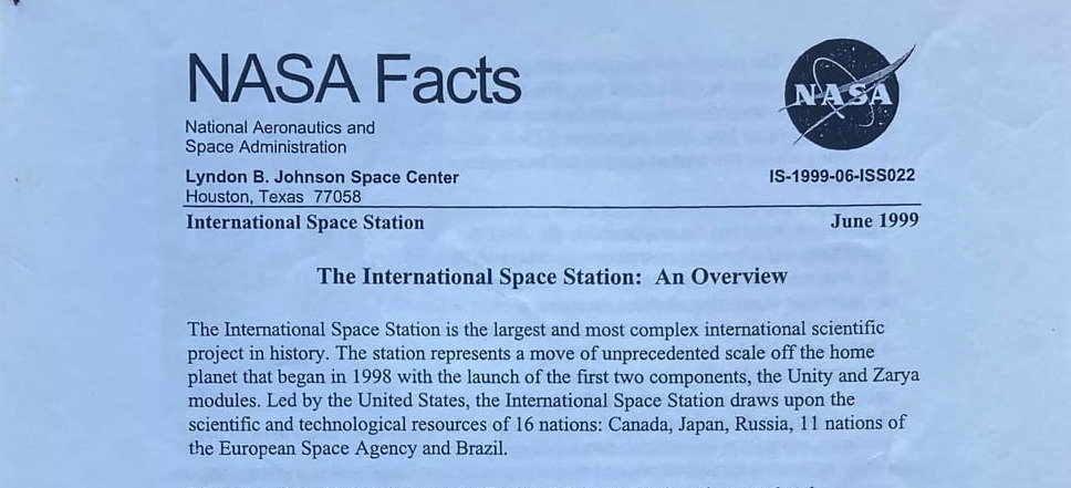 Estación Espacial Internacional | 1999