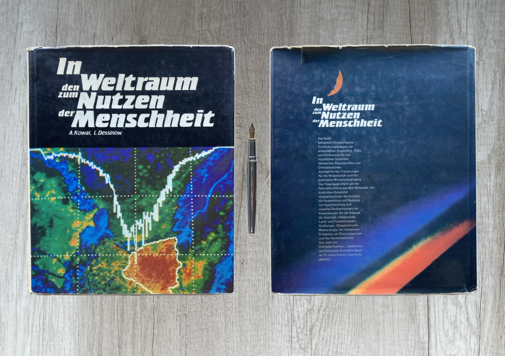 In Weltraum den zum Nutzen der Menschheit