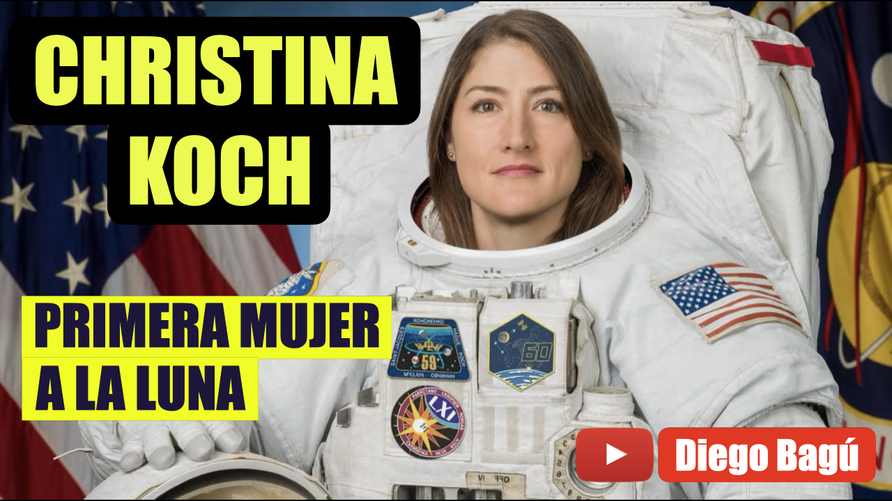 La PRIMERA MUJER a la LUNA: Christina Koch | Entrevista para Todo Noticias - (2026 ene 8)
