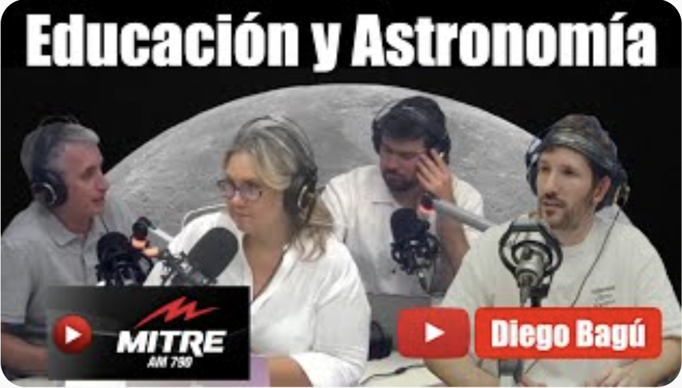 EDUCACIÓN y ACTUALIDAD ESPACIAL | Entrevista en Radio Mitre, Argentina - (2026 ene 12)